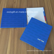 Logo Printing 3 Ring Binder with Index Tabs Dividers File